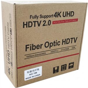 70m Fiber Hdmi Cable 2.0/2.1 Aoc(active Optical Cable) 30awg Copper Support 4k 8k Uhd