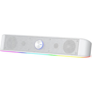 Redragon GS560W ADIEMUS Gaming Speaker Soundbar (White)