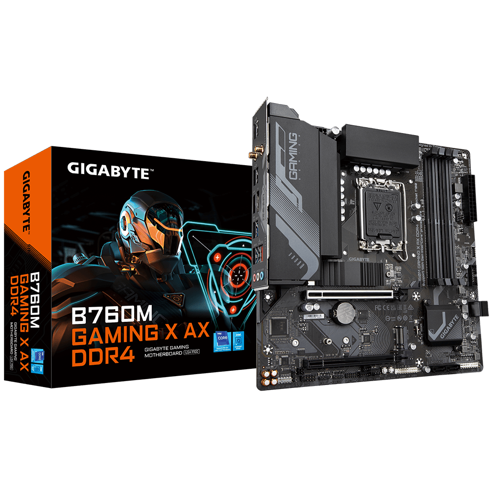 GIGABYTE B760M GAMING X AX DDR4 (REV. 1.1) MOTHERBOARD