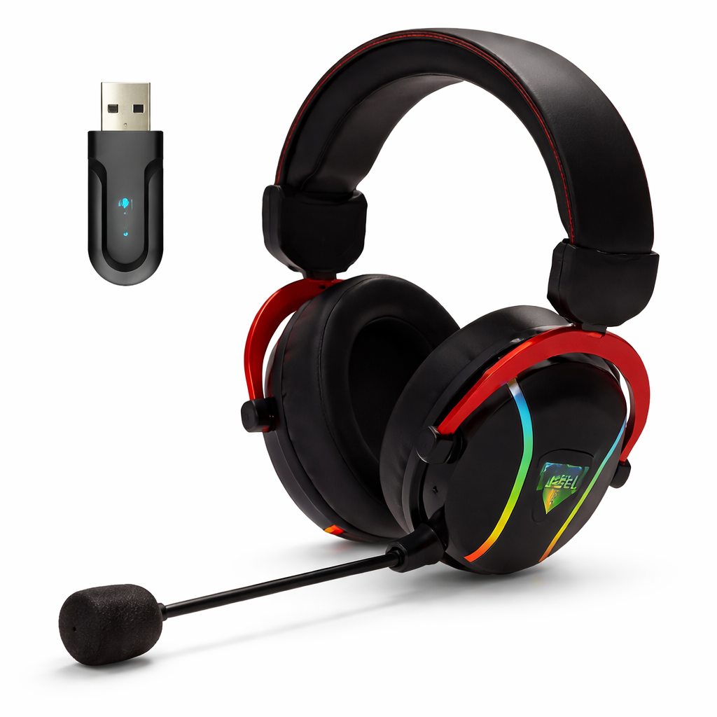 JEDEL GH564P Bluetooth + 2.4Ghz Warless + Wired Gaming Headphone