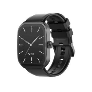 LDNIO SW04 Square AMOLED Smartwatch 1.96″ HD Display Health & Fitness Tracker Black