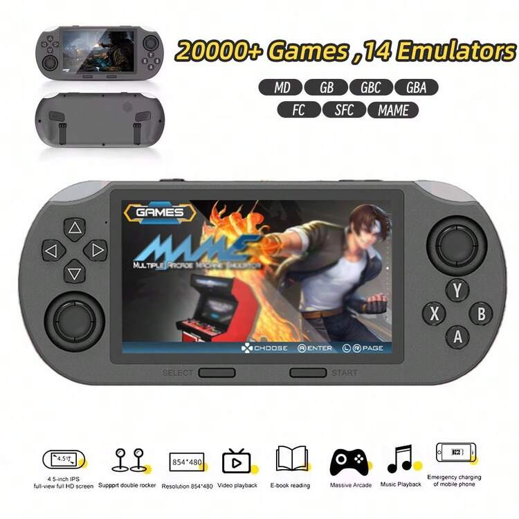 SF3000 Handheld Game Player 4.5 Inch Retro Video Game Console Portable Handheld Game Consoles