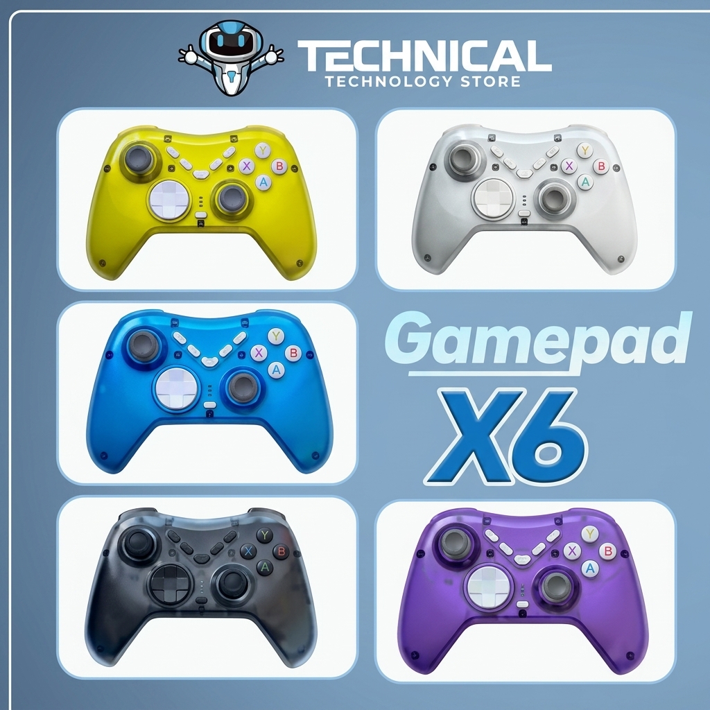 X6 Gaming Controller for Android iOS Mobile TV Computer Vibration