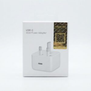 APPLE 40W UK 3PIN Type-C PD Power Adapter Charger WITH NFC Check