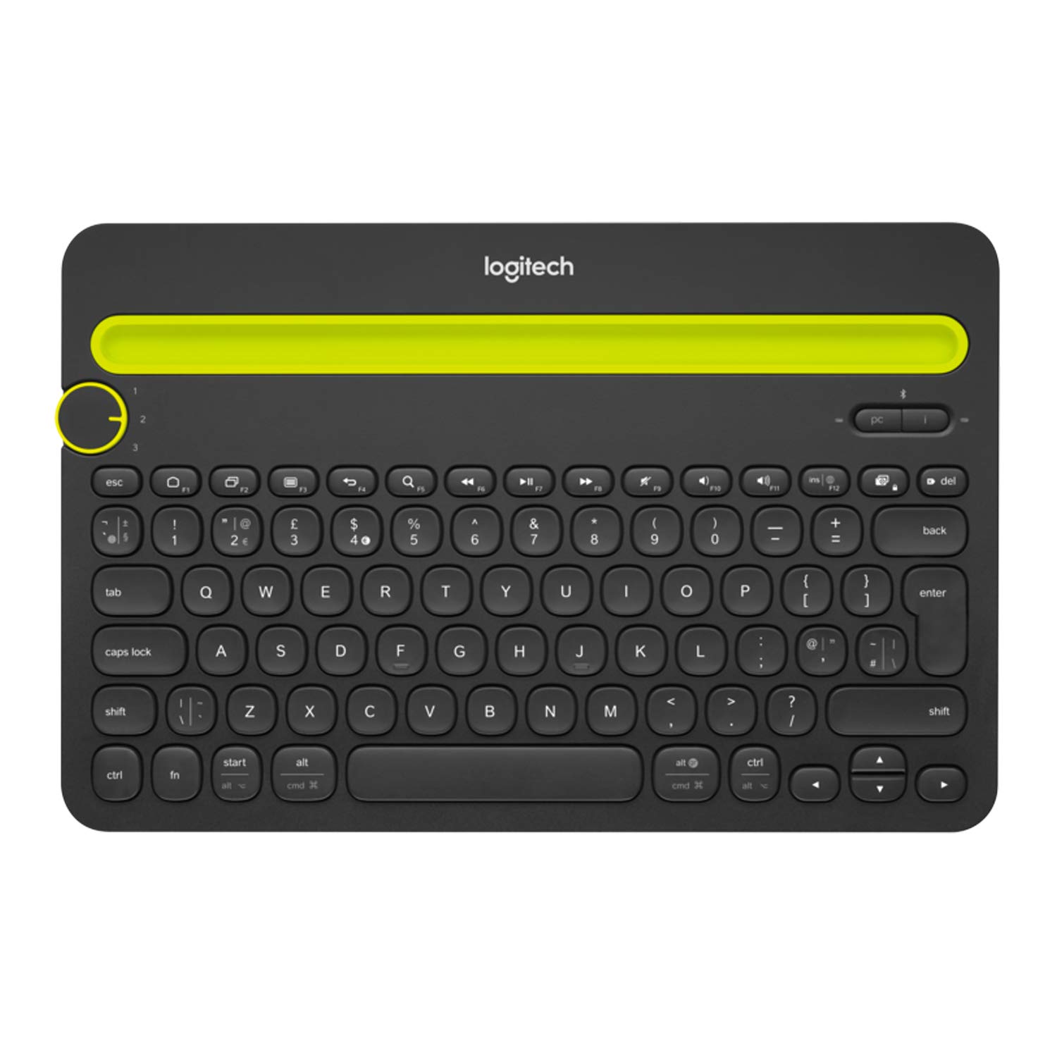 Logitech K480 Bluetooth Multi-Device Keyboard (Black)