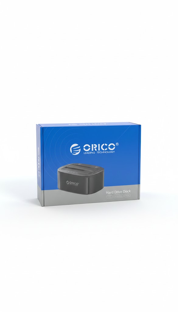 ORICO 6228US3-C 2.5″/3.5″ SATA HDD/SSD Dual-bay Dock with Offline Clone Function