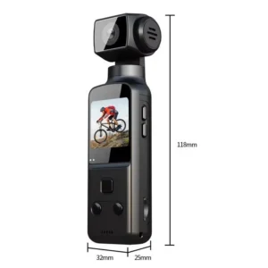 K1 Pocket 4k Hd Wifi Handheld 270° Rotatable Sports & Vlogging Action Camera