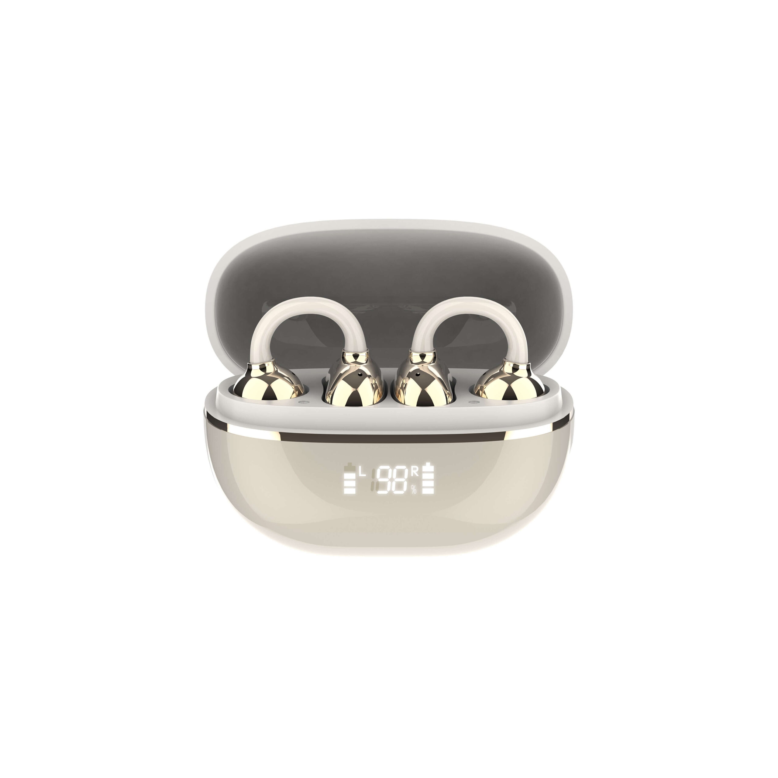 LDNIO T09 Wireless Stereo Earphones – Bluetooth 5.4, Low Latency Gaming, Touch Control GOLD