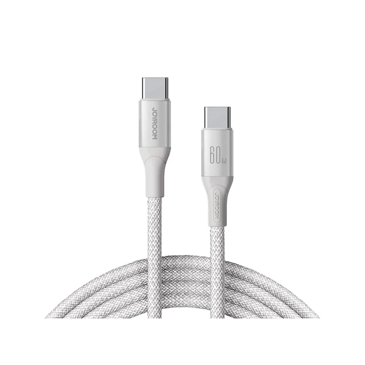 JOYROOM S-A28 2M 60W Type-C to Type-C Flash Series Fast Charging Data Cable White