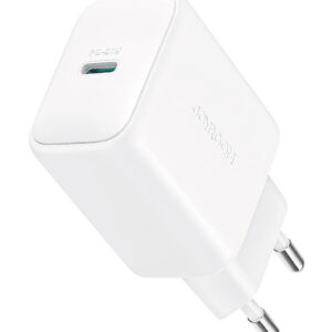 JOYROOM JR-TCF20 PD20W Charger-White (EU)+C to C Cable 1m-White