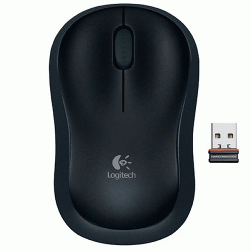 Logitech B175 Wireless Mouse-Ergonomic design (Black)