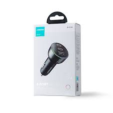 JOYROOM JR-CL26 70W 3-Port (2PD+1USB) Car Charger-Black
