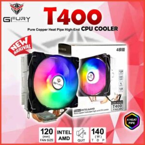 GFury GF-T400 STORM FURY Dual Fan CPU Cooler