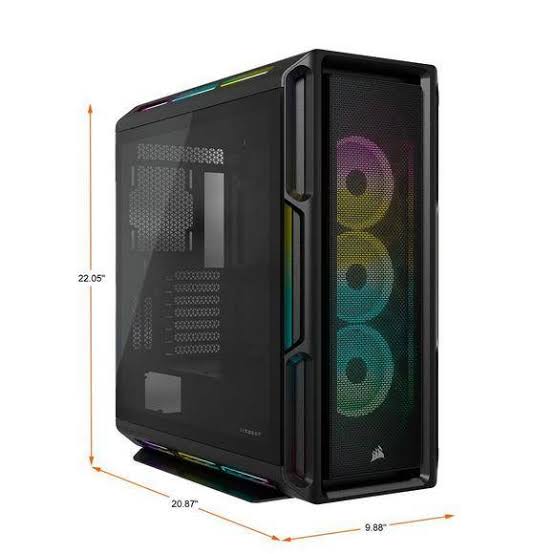 Corsair iCUE 5000T RGB Tempered Glass Mid-Tower ATX PC Case — Black