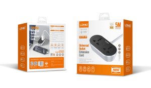 LDNIO SC2018 5-Meter EU 2-AC Outlet Universal Extension Power Socket