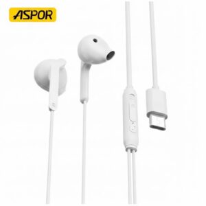 Aspor A221 Type-C Stereo Wired Earphone Full Compatible