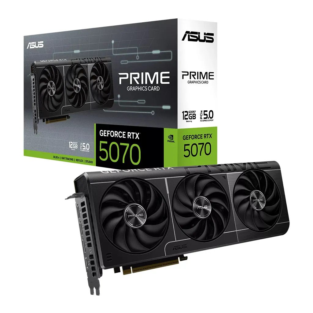 asus prime geforce rtx 5070 12gb gddr7 video card ac81829 33912