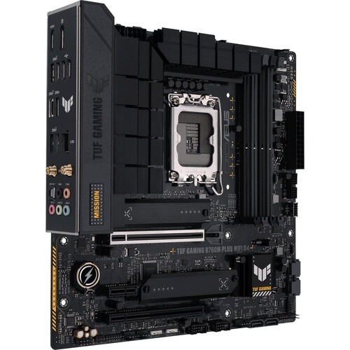 ASUS TUF GAMING B760M-PLUS WIFI D4 LGA1700 Micro-ATX Motherboard