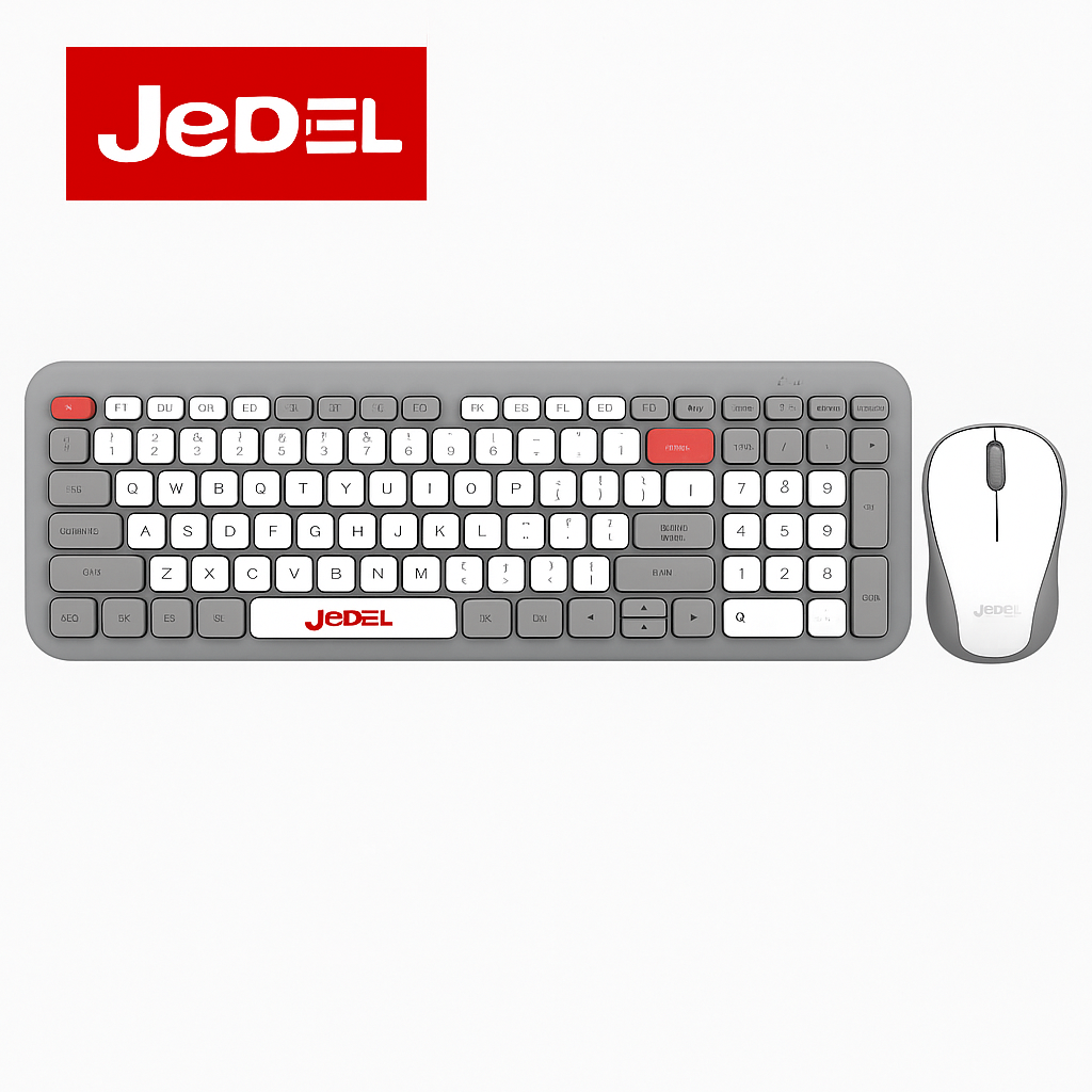 JEDEL WS739 Bluetooth + 2.4Ghz Wireless Dual mode keyboard & Mouse Combo