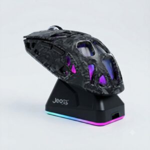 JEDEL GWH111 Triple-Mode RGB Gaming Mouse with Charging Doc