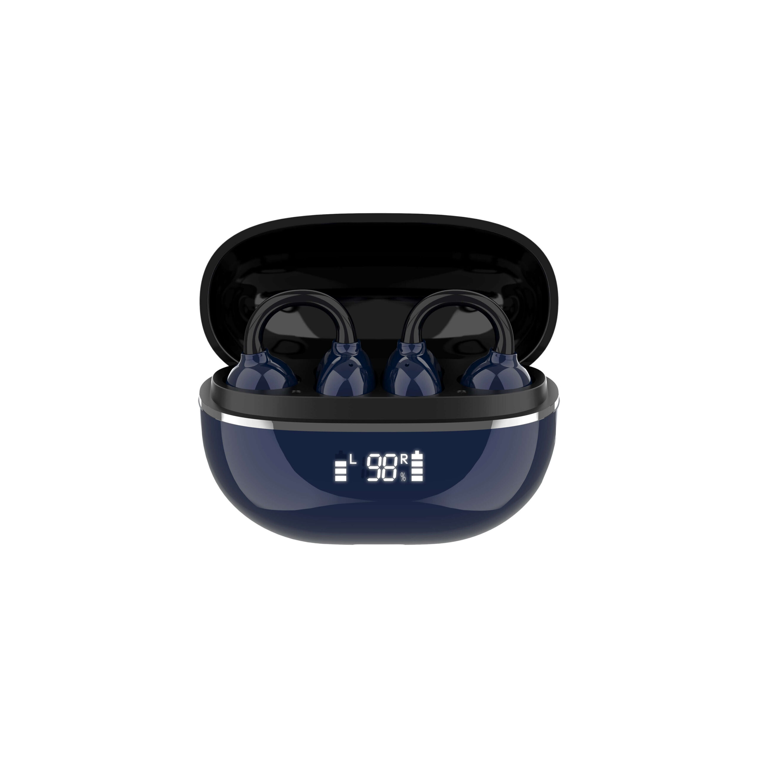 LDNIO T09 Wireless Stereo Earphones – Bluetooth 5.4, Low Latency Gaming, Touch Control BLUE