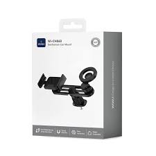 WIWU Wi-CH060 Gentleman Car Mount Holds Two Phones Simultaneously Black