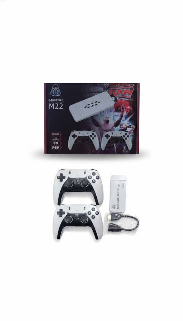 M22 Game Stick 4K Retro Video Game Consoles Wireless Controller ( ORIGINAL )