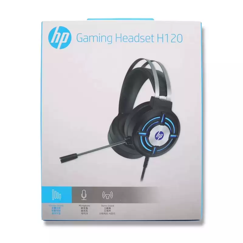 HP H120 7.1 Stereo Surround USB 2.0 Plug Gaming Headset with Microphone