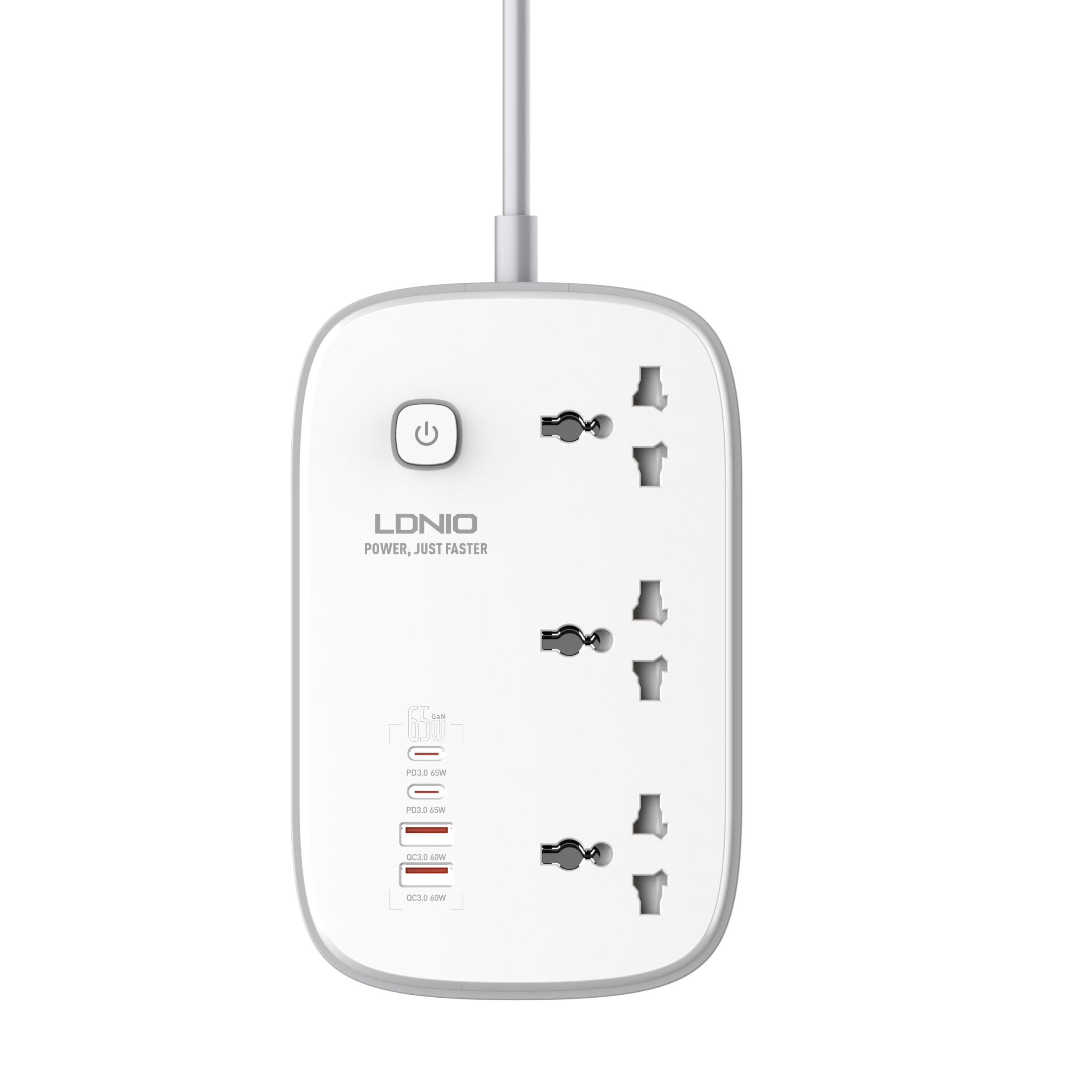 LDNIO Sc6 45W GaN Power Strip with Fast Charging Technology