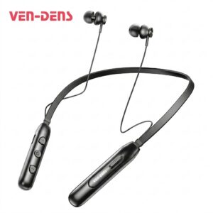 Ven dens VD-BT060 Bluetooth 5.3 Wireless Neckband 10H Talk Time 200mAh Battery, Deep Bass, Built-in Mic, 10m Range