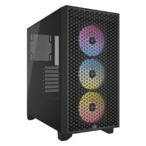 Corsair 3000D RGB Airflow Black Mid Tower ATX Case CC-9011255-WW
