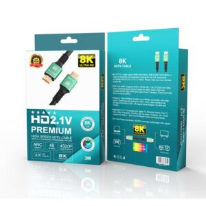 3 Meter 2.1 8K 60Hz UHD HDMI Cable