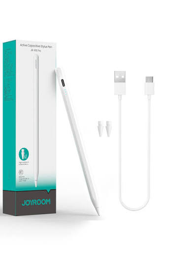 JOYROOM JR-X9S PRO Active Capacitive Pen (Including 2 Spare Nibs) White