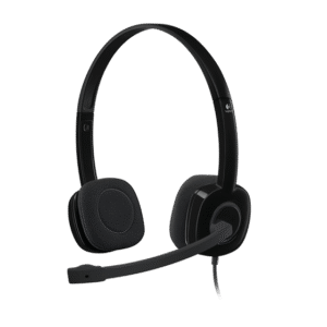 Logitech H151 Analog Stereo Headset with Boom Microphone (981-000587)