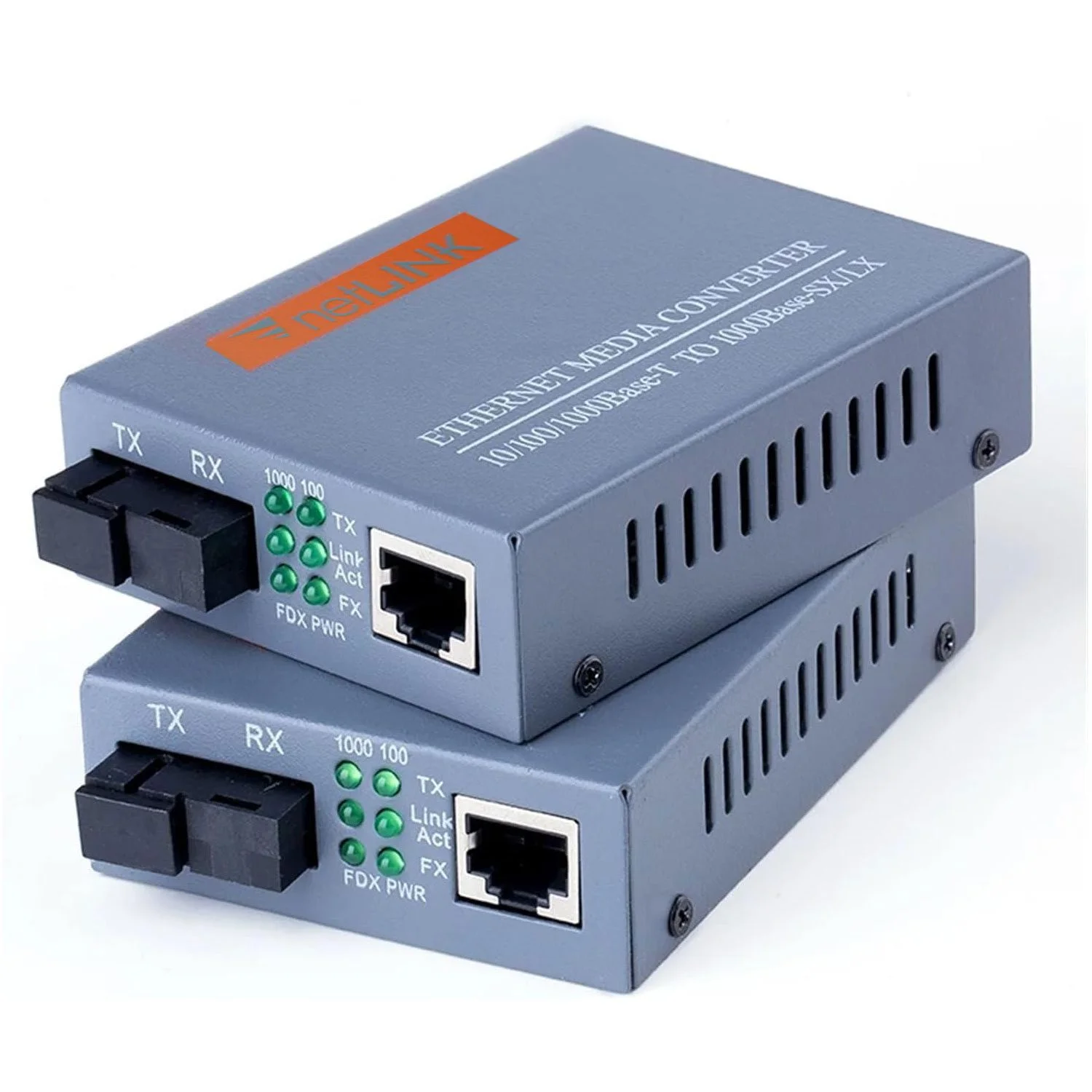 Netlink Htb-gs-03b Gigabit Ethernet Media Converter 10/1000 Base (2PCS)