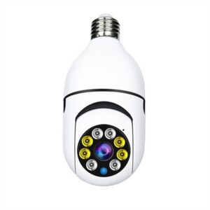 CA-E25 Bulb Camera 1080p Wifi 360 Degree Panoramic Night Vision Two-way Audio Motion Detection With V380pro App