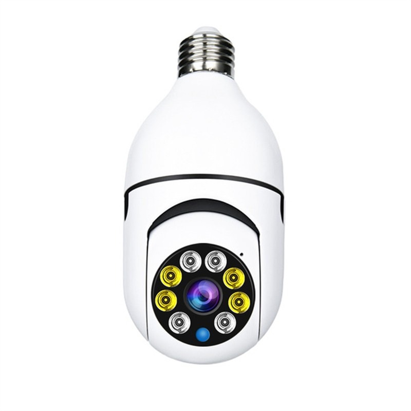 CA-E25 Bulb Camera 1080p Wifi 360 Degree Panoramic Night Vision Two-way Audio Motion Detection With V380pro App