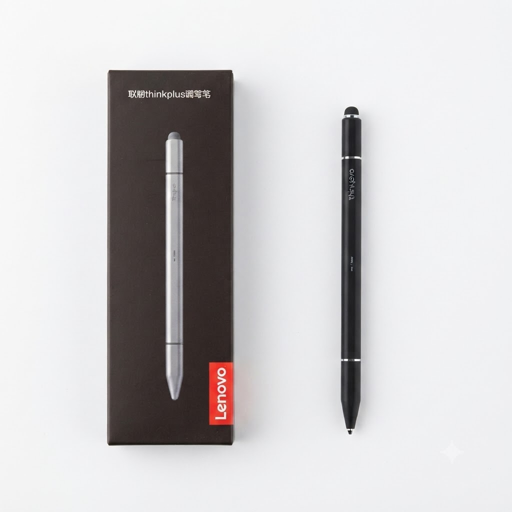 Lenovo ThinkPlus BP28 3-in-1 Universal Magnetic Touchscreen Stylus Pen Black