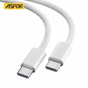 Aspor A108L 100W C-C Supper Fast Charging Cable 2 Meter
