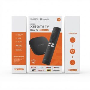 Xiaomi TV Box S (3rd Gen) Google TV 4K Ultra – Global Version Wi-Fi 6, 2.4GHz / 5GHz Bluetooth 5.2, 2GB RAM, 32GB ROM
