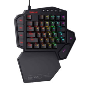 Redragon K601 DITI-X RGB One-Handed Mechanical Gaming Keyboard (Black)