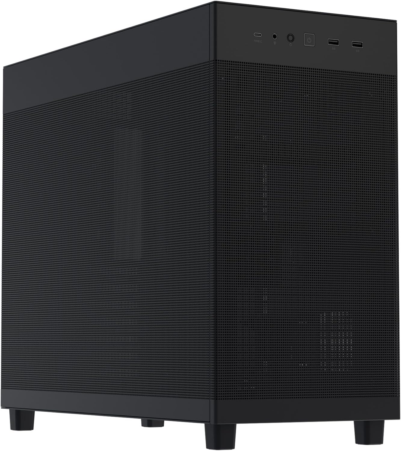 ASUS Prime AP303 Tempered Glass Edition, The Ultimate Compact 45-Liter ATX Gaming Chassis,