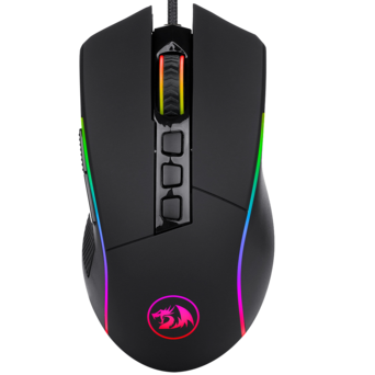 Redragon M721-PRO LONEWOLF 2 RGB Wired Gaming Mouse, 32,000 DPI (Black)