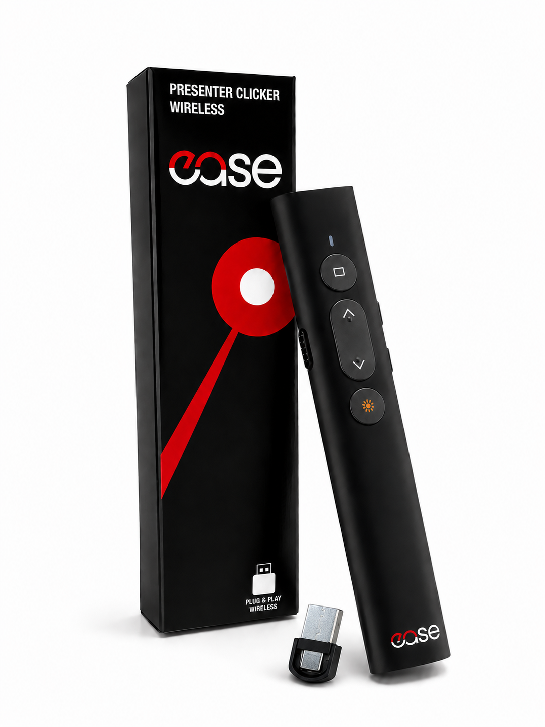 EASE EP22LR Wireless Laser Presenter with USB-A & Type-C Receiver