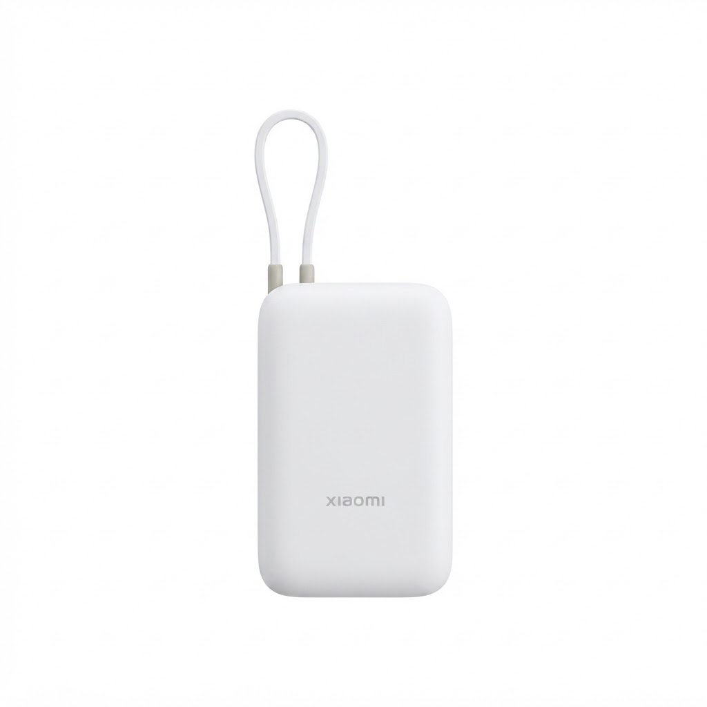 Xiaomi Power Bank 10000mAh 22.5W White P15ZM Integrated USB-C cable