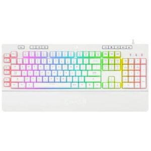 Redragon K512W SHIVA RGB Backlit Membrane Gaming Keyboard (White)