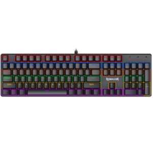Redragon K608 VALHEIM Rainbow Mechanical Gaming Keyboard, 104 Keys NKRO Tactile Blue Switches