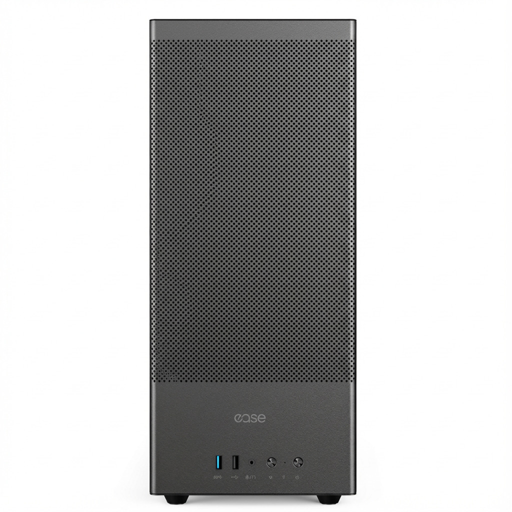 Ease EC120 Mesh & Tempered Glass Mid Tower Case