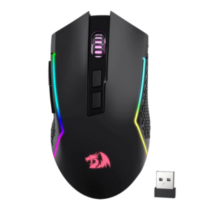 Redragon M693 TRIDENT Wired and Wireless (Bluetooth) Gaming Mouse (Black)