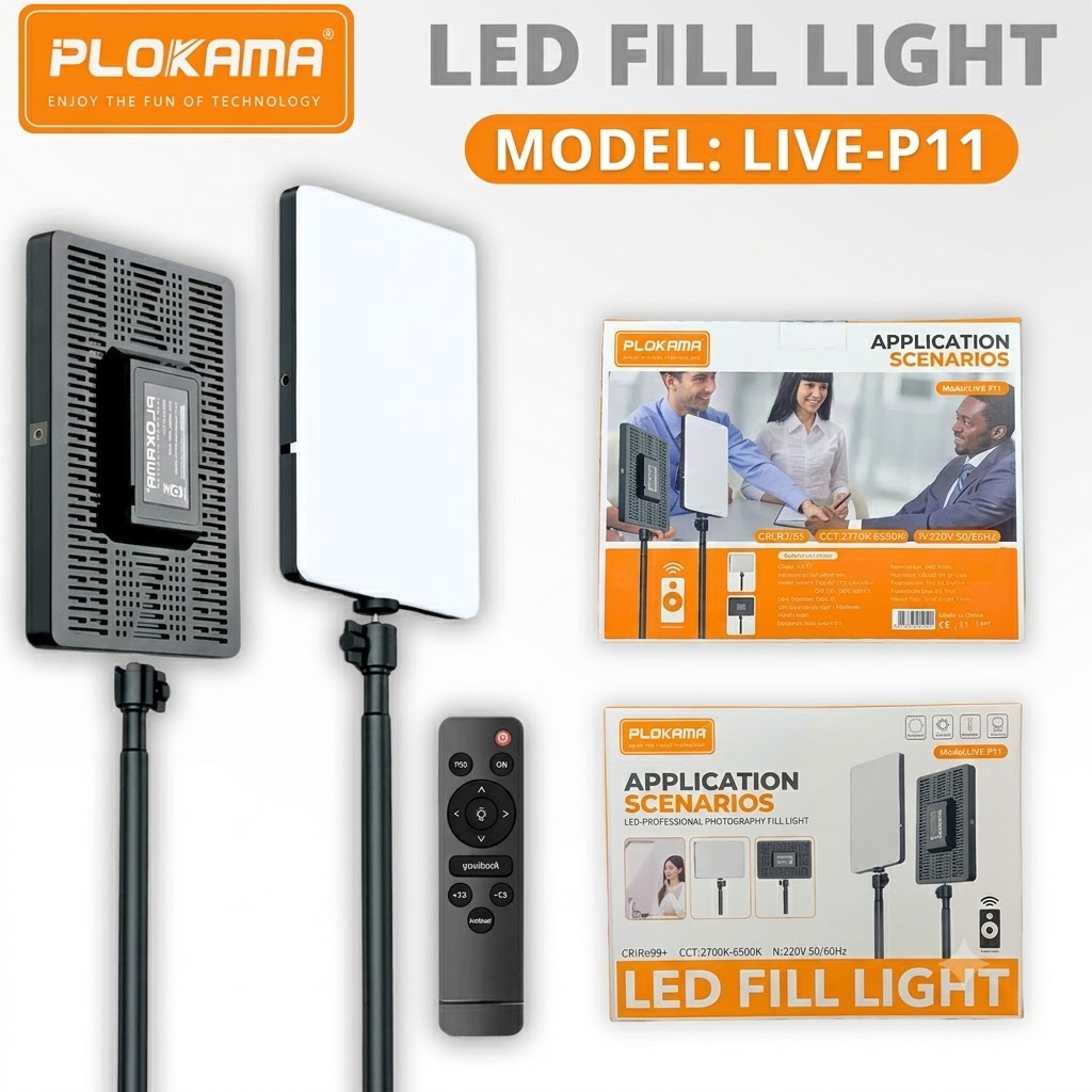 Plokama LIVE-P11 11-Inch LED Fill Light Panel